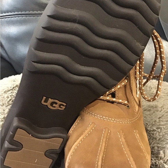 UGG Brown Lace-Up Boots - Picture 5 of 7